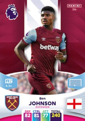 336 Ben Johnson West Ham United 2023 2024 500px