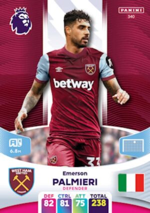 340 Emerson Palmieri West Ham United 2023 2024 500px