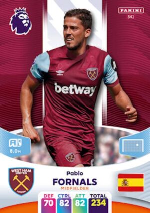 341 Pablo Fornals West Ham United 2023 2024 500px