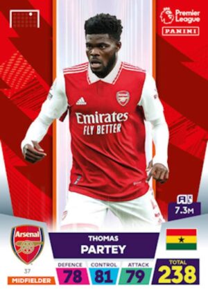 37.  Thomas Partey (Arsenal) 500px