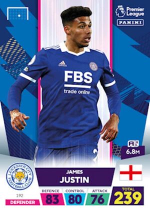 192. James Justin (Leicester City) 500px